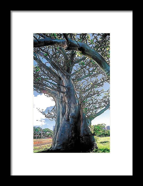 Tranquil Framed Print featuring the painting Perseverance by Terry Reynoldson