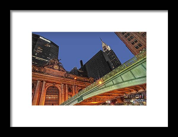 Pershing Square Framed Print featuring the photograph Pershing Square by Susan Candelario
