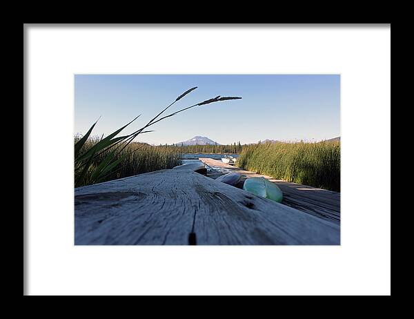 Lava Lake Oregon Framed Print featuring the photograph Perspective by Kami McKeon