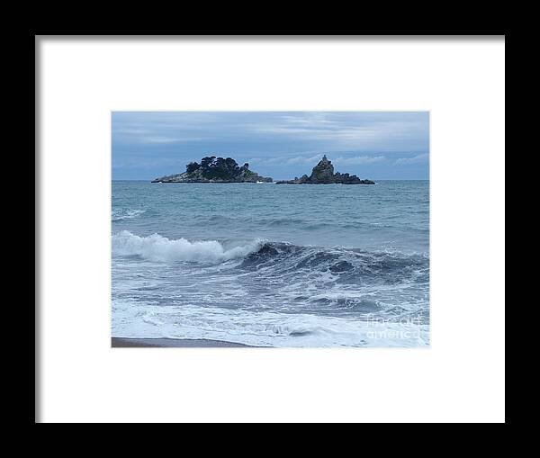 Petrovac Framed Print featuring the photograph Petrovac - Katic Islands - Montenegro by Phil Banks