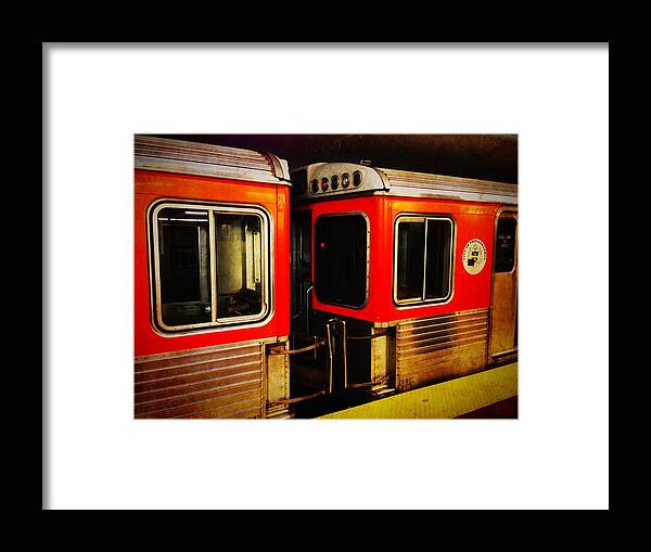 Philadelphia Framed Print featuring the photograph Philadelphia - Subway Train 1 by Richard Reeve