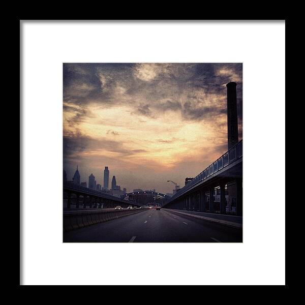 Philly Framed Print featuring the photograph Philly by Katie Cupcakes