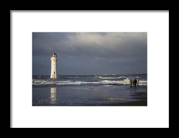Lighthouse Framed Print featuring the photograph Photographing The Photographer by Spikey Mouse Photography