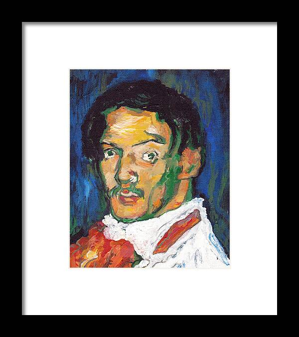 Picasso Framed Print featuring the painting Picasso by Tom Roderick