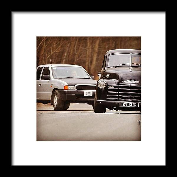 Hotrod Framed Print featuring the photograph Pick Up Convoy ;) #ford #ranger #ratrod by Ash Hughes