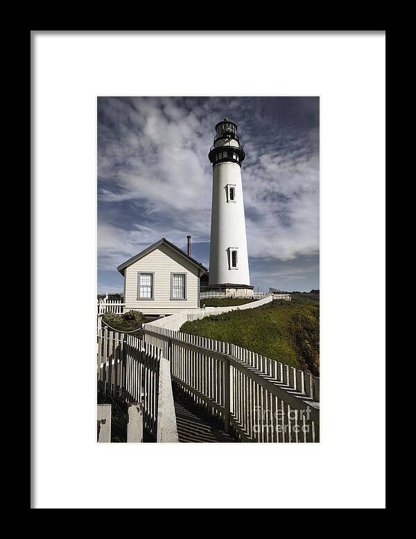 California Framed Print featuring the photograph Pigeon Point Lighthouse II by Jennifer Ramirez
