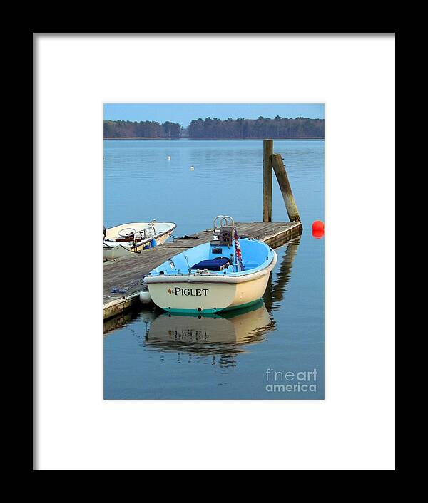 Dingy Framed Print featuring the photograph Piglet by Elizabeth Dow