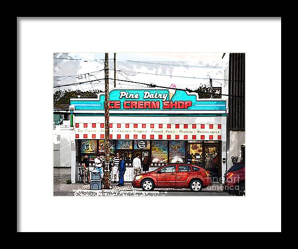 Dairy Framed Print featuring the photograph Pine Dairy by Elaine Berger