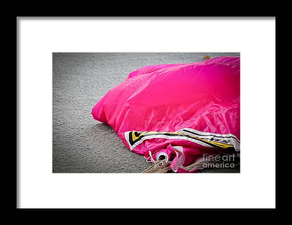 Skydiving Framed Print featuring the photograph Pink by Cheryl McClure