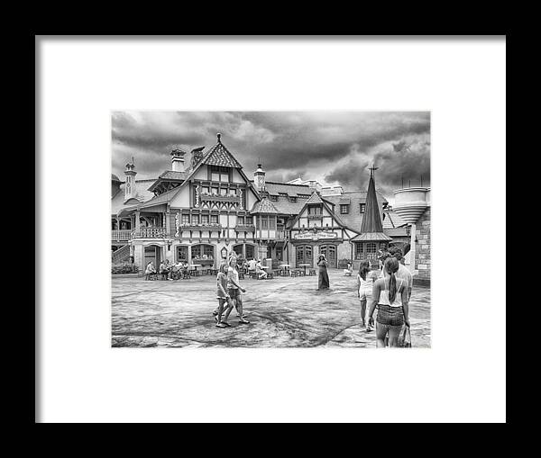Disney Framed Print featuring the photograph Pinocchio's Village Haus by Howard Salmon