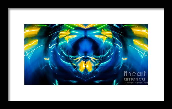 Pinwheel Framed Print featuring the photograph Pinwheel Time Travel by Michael Arend