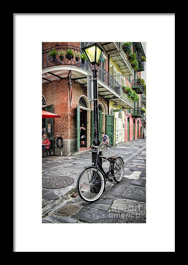 Pirate's Alley Framed Print featuring the photograph Pirate's Alley - French Quarter by Kathleen K Parker