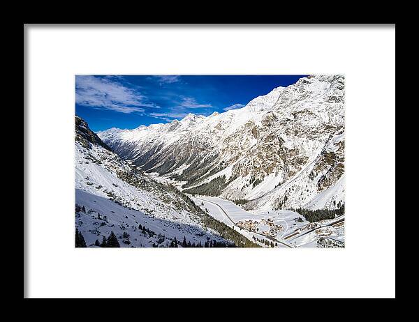 Pitztal Framed Print featuring the photograph Pitztal valley Tyrol Austria by Matthias Hauser