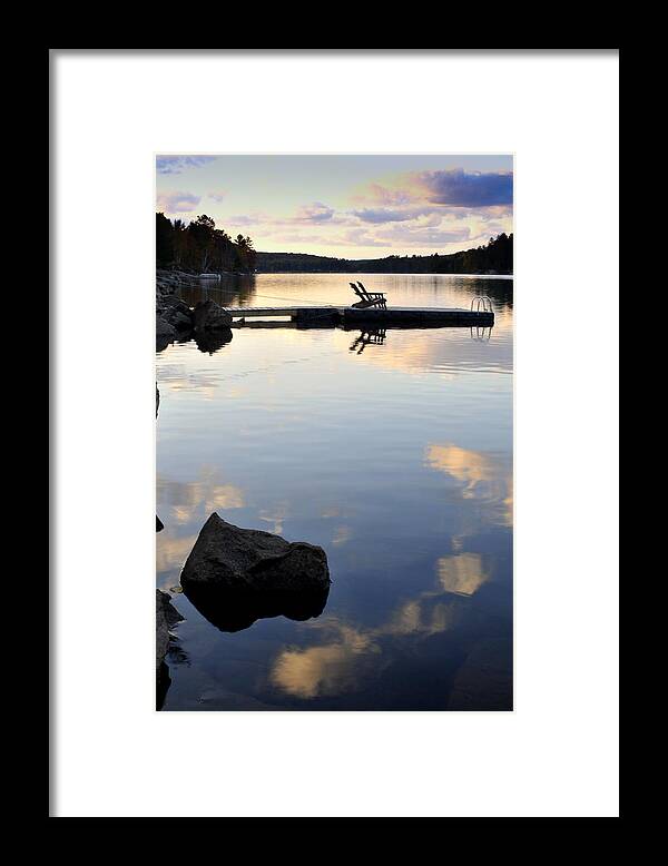 Water Framed Print featuring the photograph Place to relax by Douglas Pike