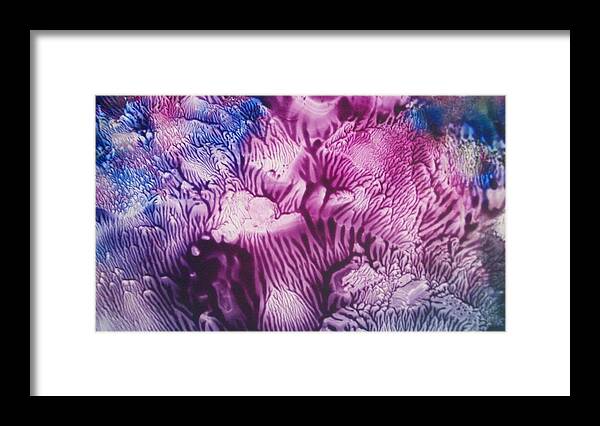 Pleiades Framed Print featuring the painting Pleiadian Sea Life by Sharon Ackley