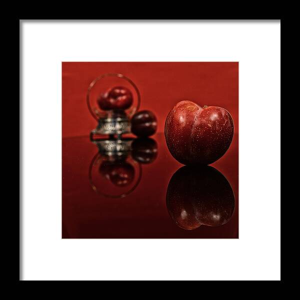 Plum Framed Print featuring the photograph Plum by Andrei SKY