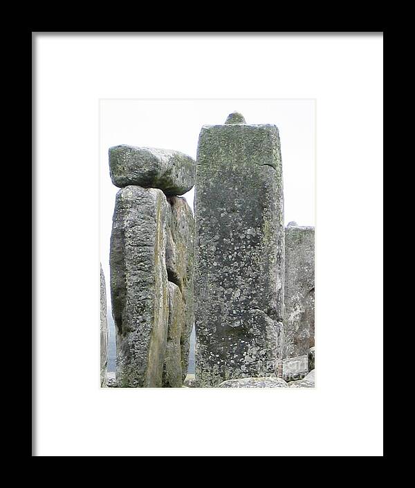Stonehenge Framed Print featuring the photograph Pockmarked With Age by Denise Railey