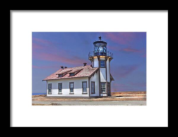 Lighthouse Framed Print featuring the photograph Point Cabrillo by Kandy Hurley