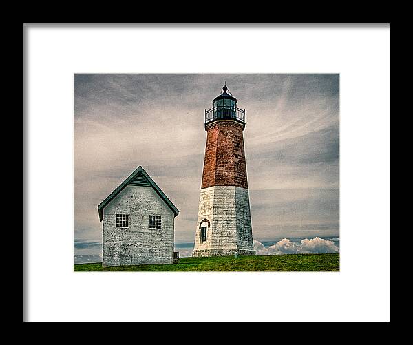 Point Judith Framed Print featuring the photograph Point Judith by Fred LeBlanc