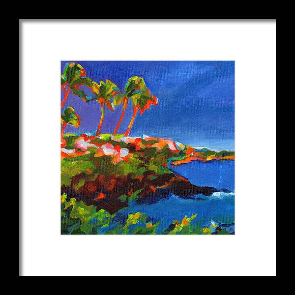 Tanya Filichkin Framed Print featuring the painting Polo Beach. Maui by Tanya Filichkin