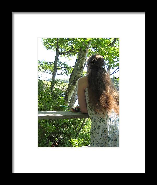 Pondering Framed Print featuring the photograph Pondering by Melissa McCrann
