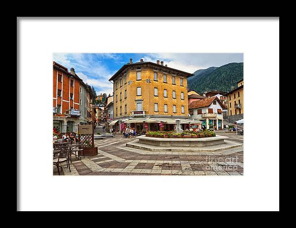 Alpine Framed Print featuring the photograph Pontedilegno by Antonio Scarpi