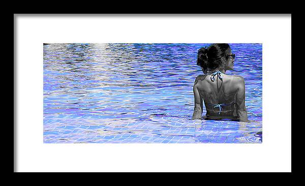 Pool Framed Print featuring the photograph Pool by Culture Cruxxx