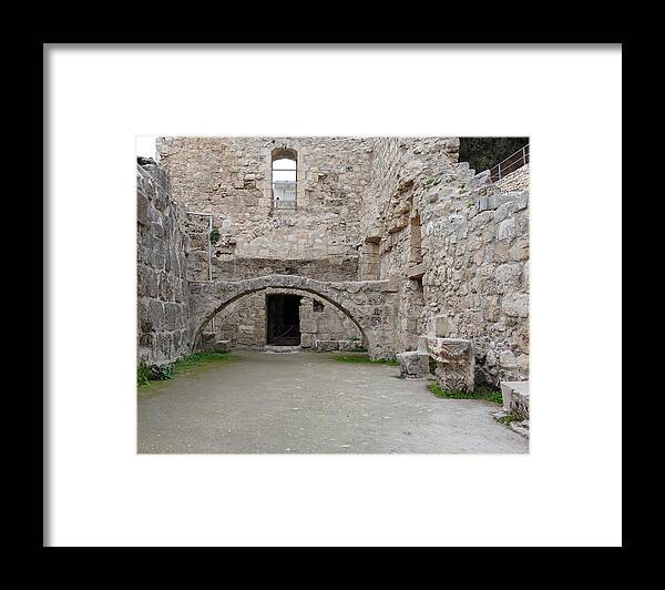 Pools Of Bethesda Framed Print featuring the photograph Pools of Bethesda Jerusalem by Rita Adams
