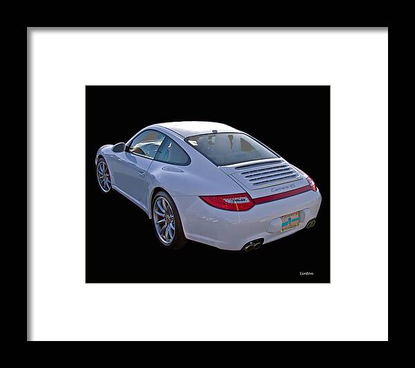 Porche Carrera 4s Framed Print featuring the photograph Porche 2 by Larry Linton