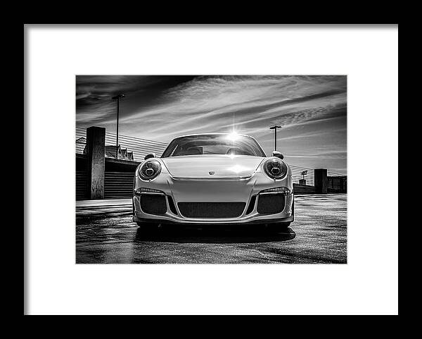 Porsche Framed Print featuring the digital art Porsche 911 GT3 by Douglas Pittman