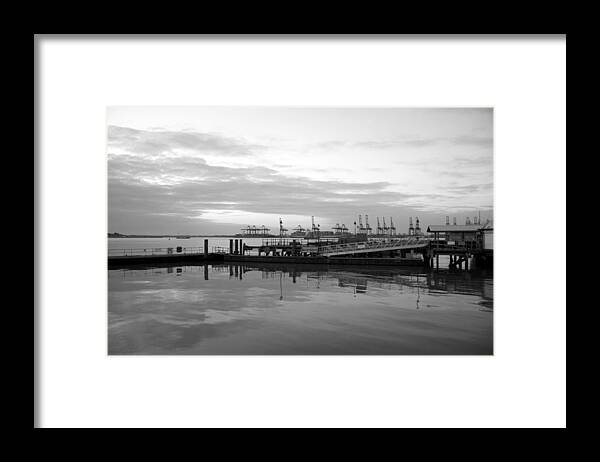 Port Framed Print featuring the photograph Port of Harwich by Jolly Van der Velden