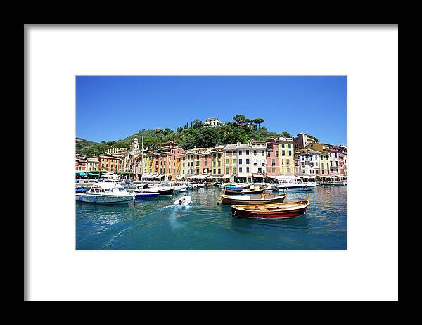 Buoy Framed Print featuring the photograph Portofino, Italy by Marcel Pinus
