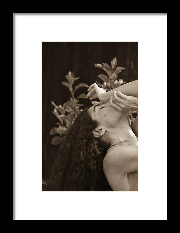 Feminine Framed Print featuring the photograph Portrait 8 by Catherine Sobredo