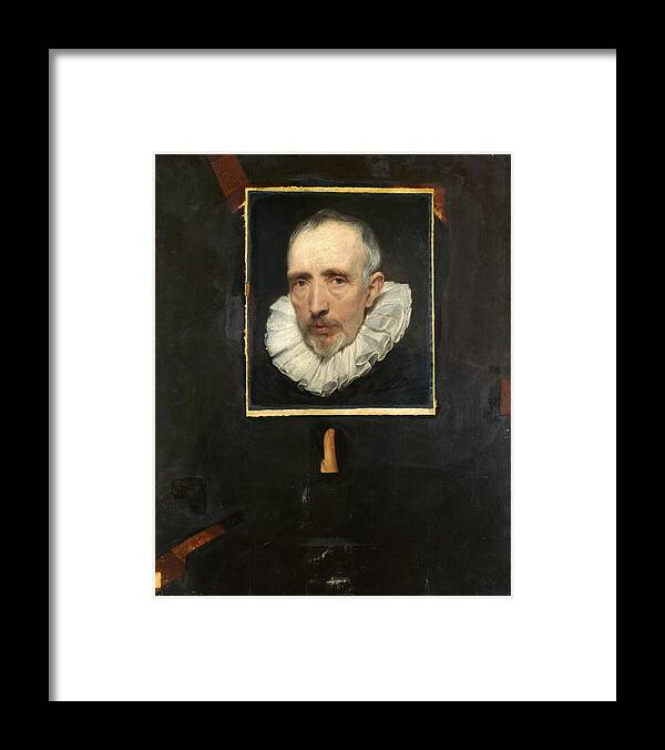 Anthony Van Dyck Framed Print featuring the painting Portrait of Cornelis van der Geest by Anthony van Dyck