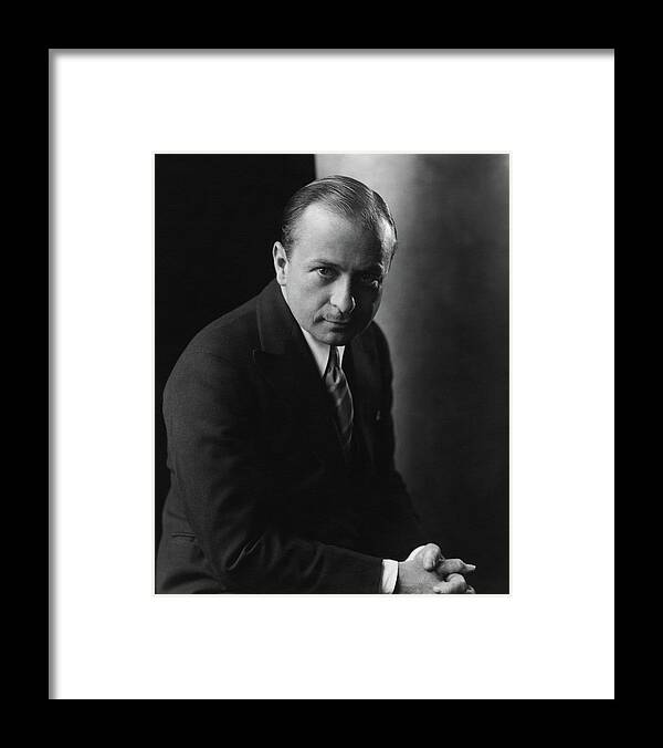 Portrait Framed Print featuring the photograph Portrait Of Ernest Truex by Edward Steichen
