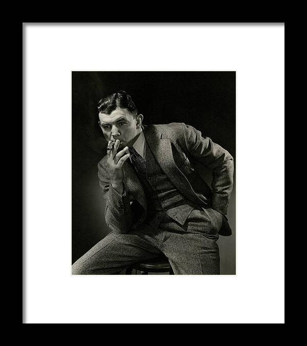 Personality Framed Print featuring the photograph Portrait Of James J. Braddock by Edward Steichen