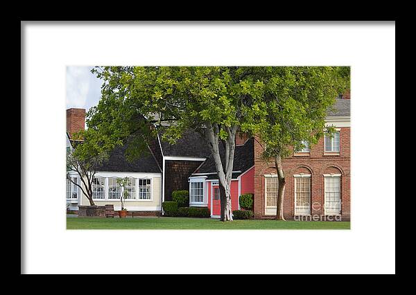 Town Framed Print featuring the photograph Ports O Call by Donna Greene