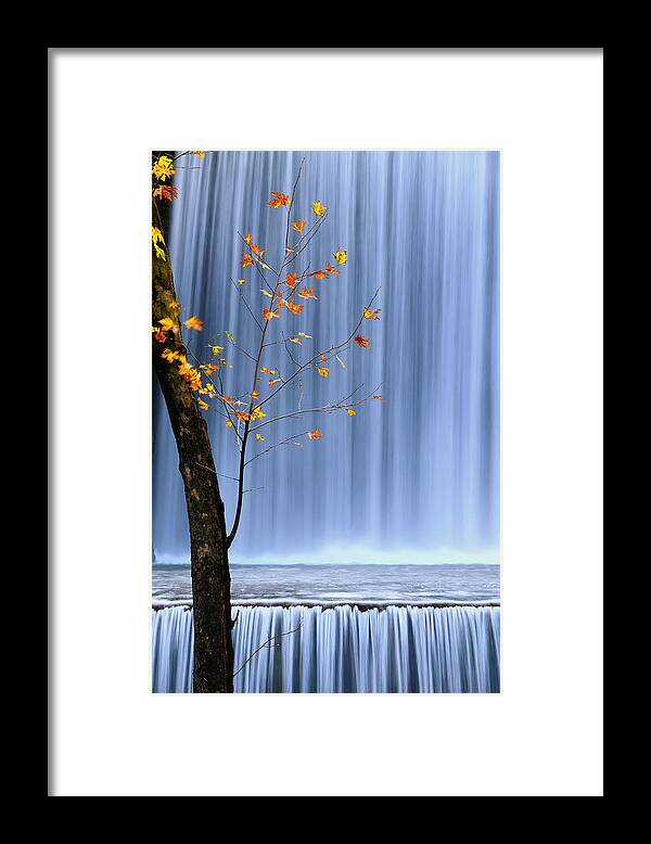 Waterfall Framed Print featuring the photograph Postlude by Mary Kay