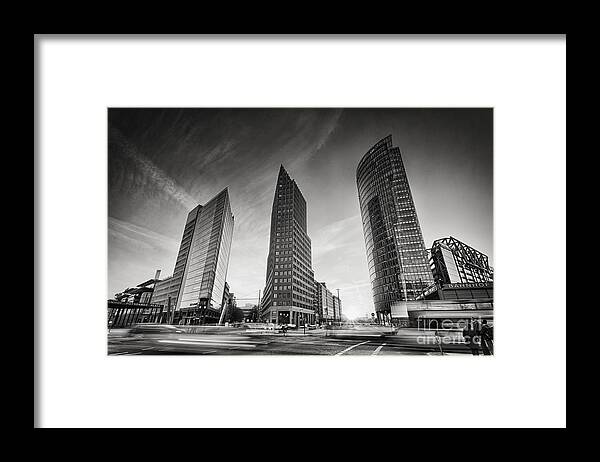 Cityscape Framed Print featuring the photograph Potsdamer Platz 1 by Rod McLean