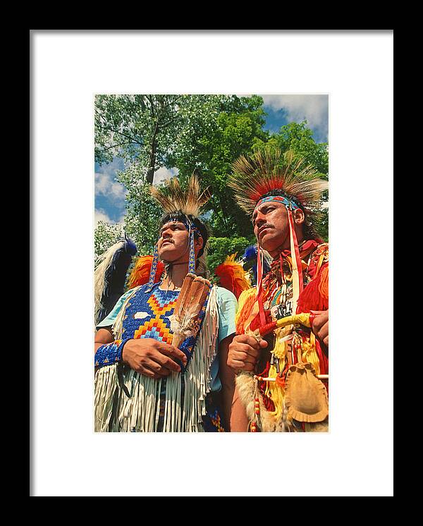 Ottawa Framed Print featuring the photograph Pow Wow dancers by Dennis Cox