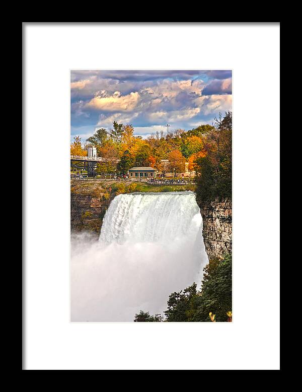 Power Falls Framed Print featuring the photograph Power Falls by Randall Branham