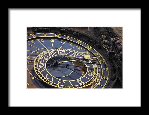 3scape Photos Framed Print featuring the photograph Prague Orloj by Adam Romanowicz