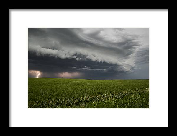 Weather Framed Print featuring the photograph Prairie Thunderstorm - South Dakota by Douglas Berry