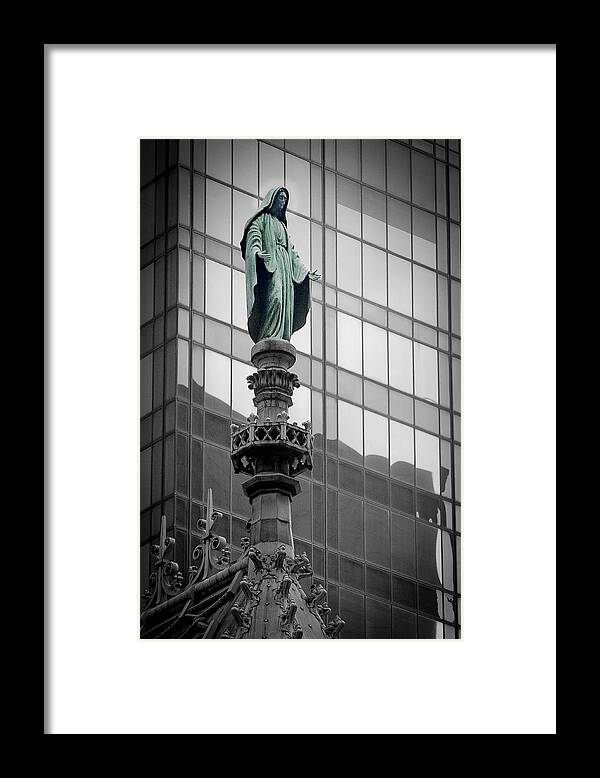 Blessed Mother Framed Print featuring the photograph Pray For Us Sinners by Frank Mari