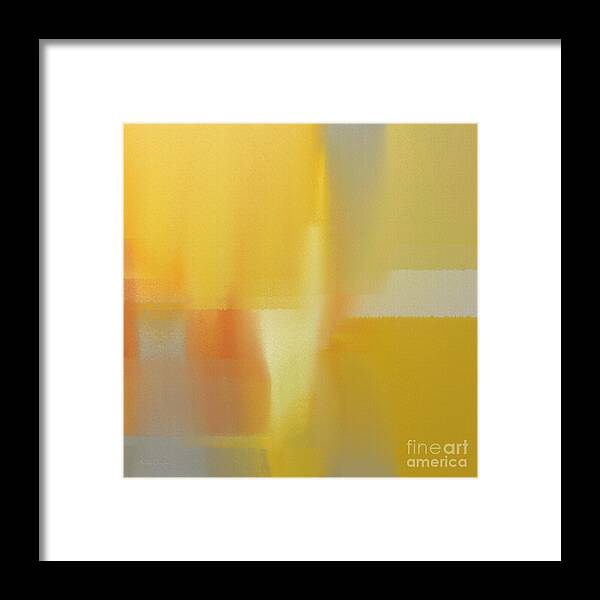 Andee Design Abstract Framed Print featuring the digital art Precious Metals Abstract 3 by Andee Design