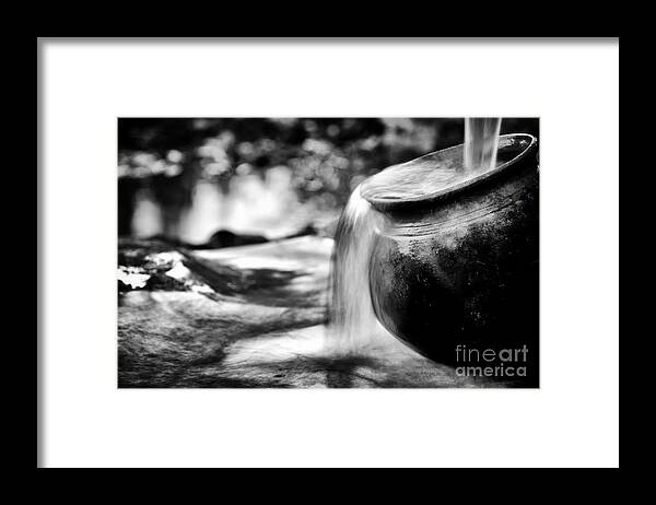 Water Pump Framed Print featuring the photograph Precious Water by Tim Gainey