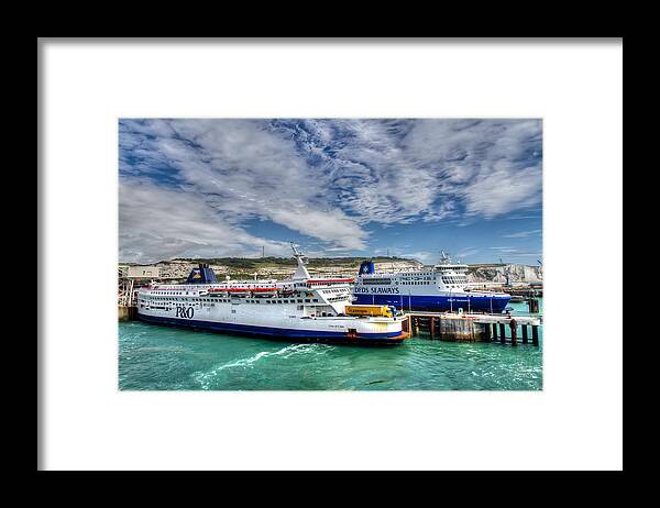Dover Framed Print featuring the photograph Preparing to Cross the Channel by Tim Stanley
