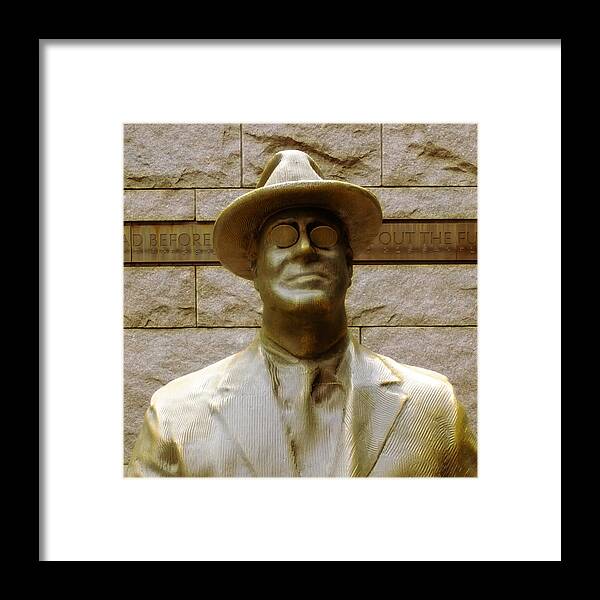 Monument Framed Print featuring the photograph President Theodore Roosevelt 1 by Joseph Hedaya