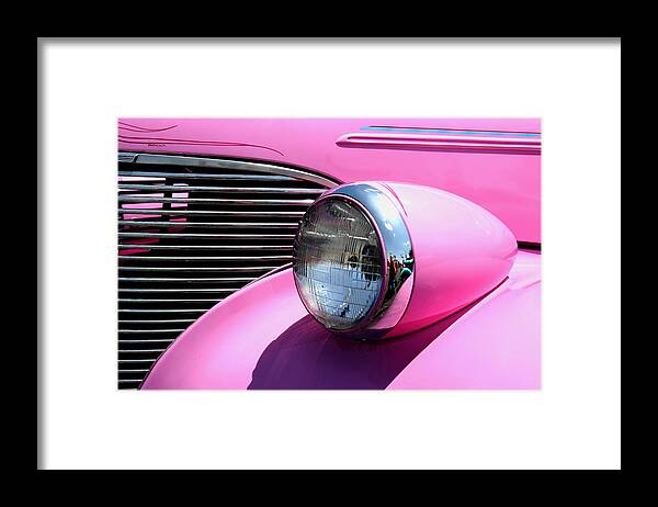 Hot Rod Framed Print featuring the photograph Pretty In Pink by Joe Kozlowski