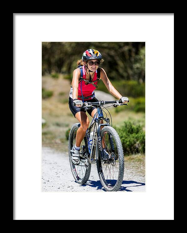 Mountain Bike Framed Print featuring the photograph Pretty Valley Adventure by Mark Lucey